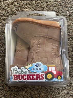 Baby Buckers Baby & Walker Booties in Brown - Size 3